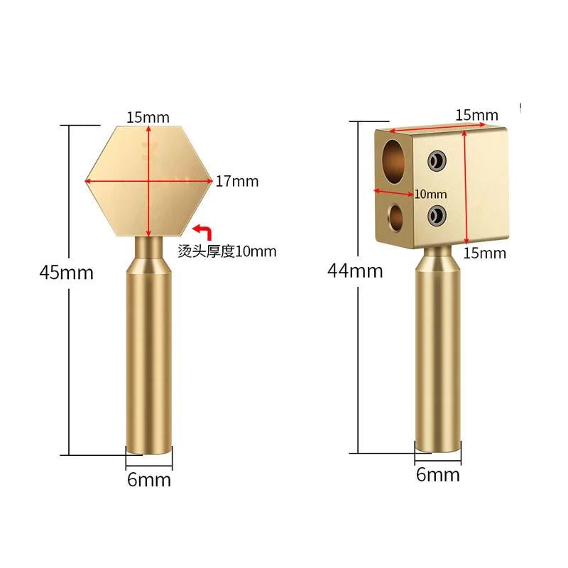 Pure copper Removable desoldering Electric Solder Iron for 936/T12/JBC 210/JBC 245 series Miniature universal heating table