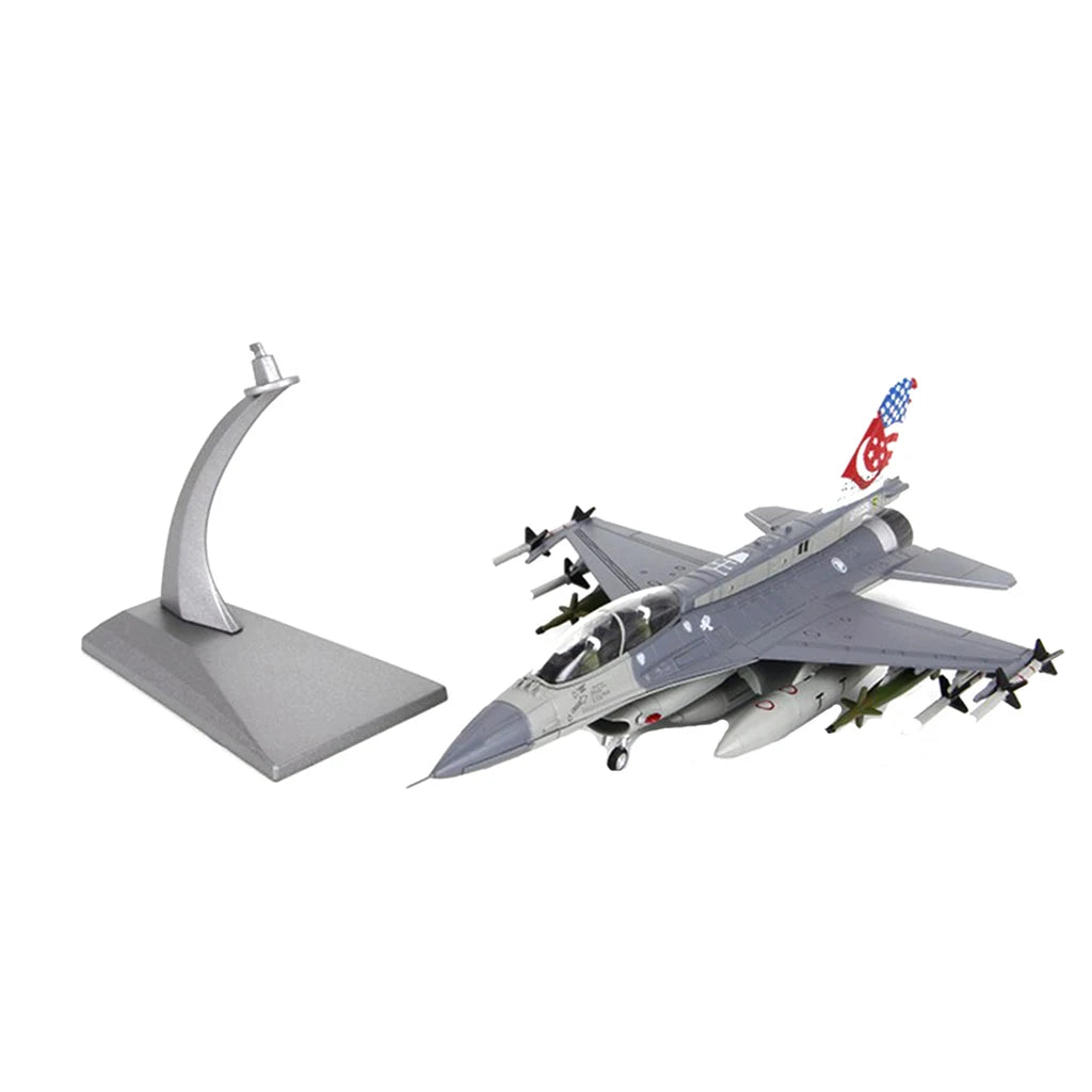 1:72 Scale F-16D Fighter Attack Plane Metal Fighter Military Model Diecast Plane Model for Commemorate Collection or Gift