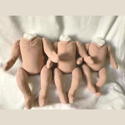 18Inch 20Inch 22 Inch Flesh Multi Panel Cuddle Body Limbs Are Jointed And Rotatable Reborn Baby Doll Accessories Cloth Body