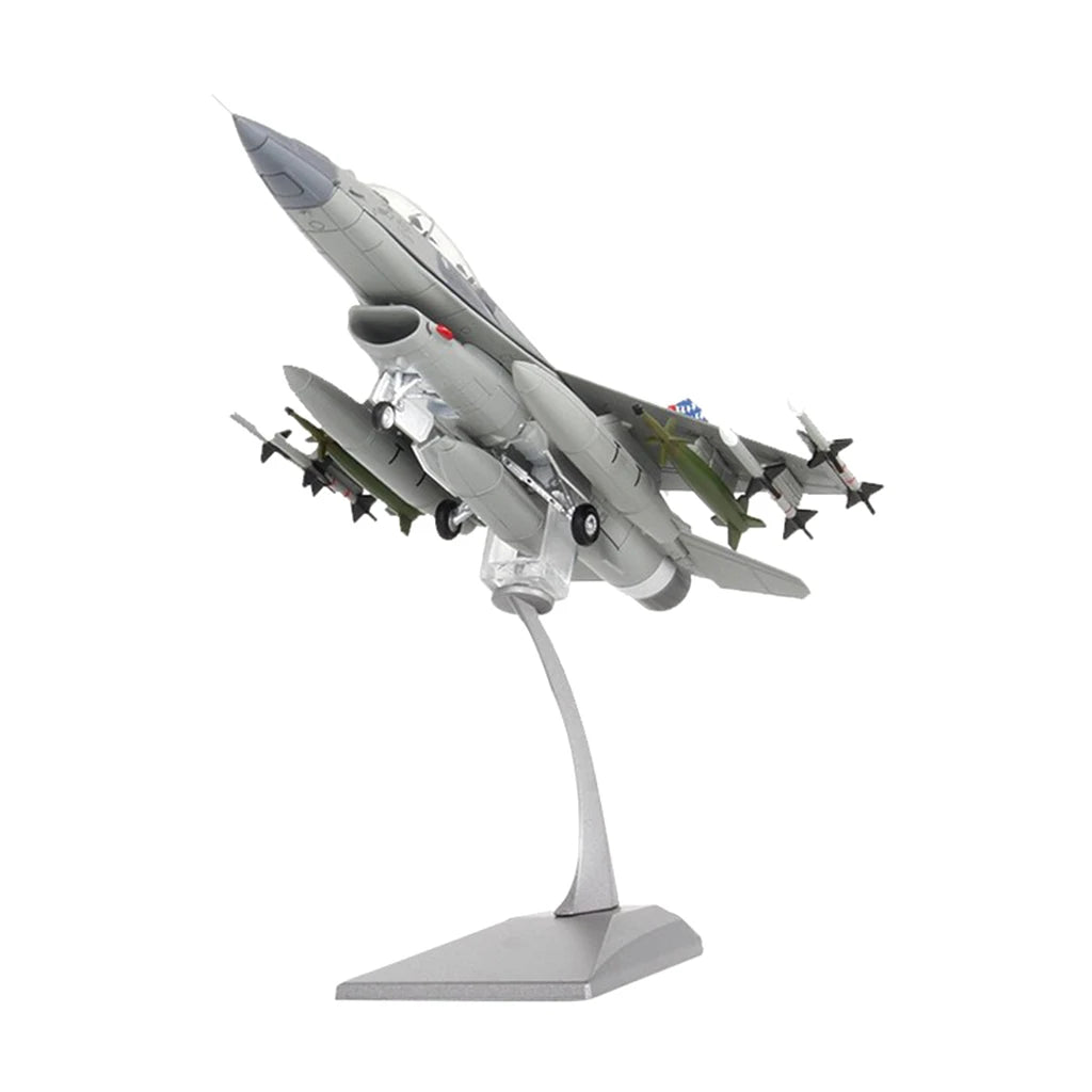 1:72 Scale F-16D Fighter Attack Plane Metal Fighter Military Model Diecast Plane Model for Commemorate Collection or Gift