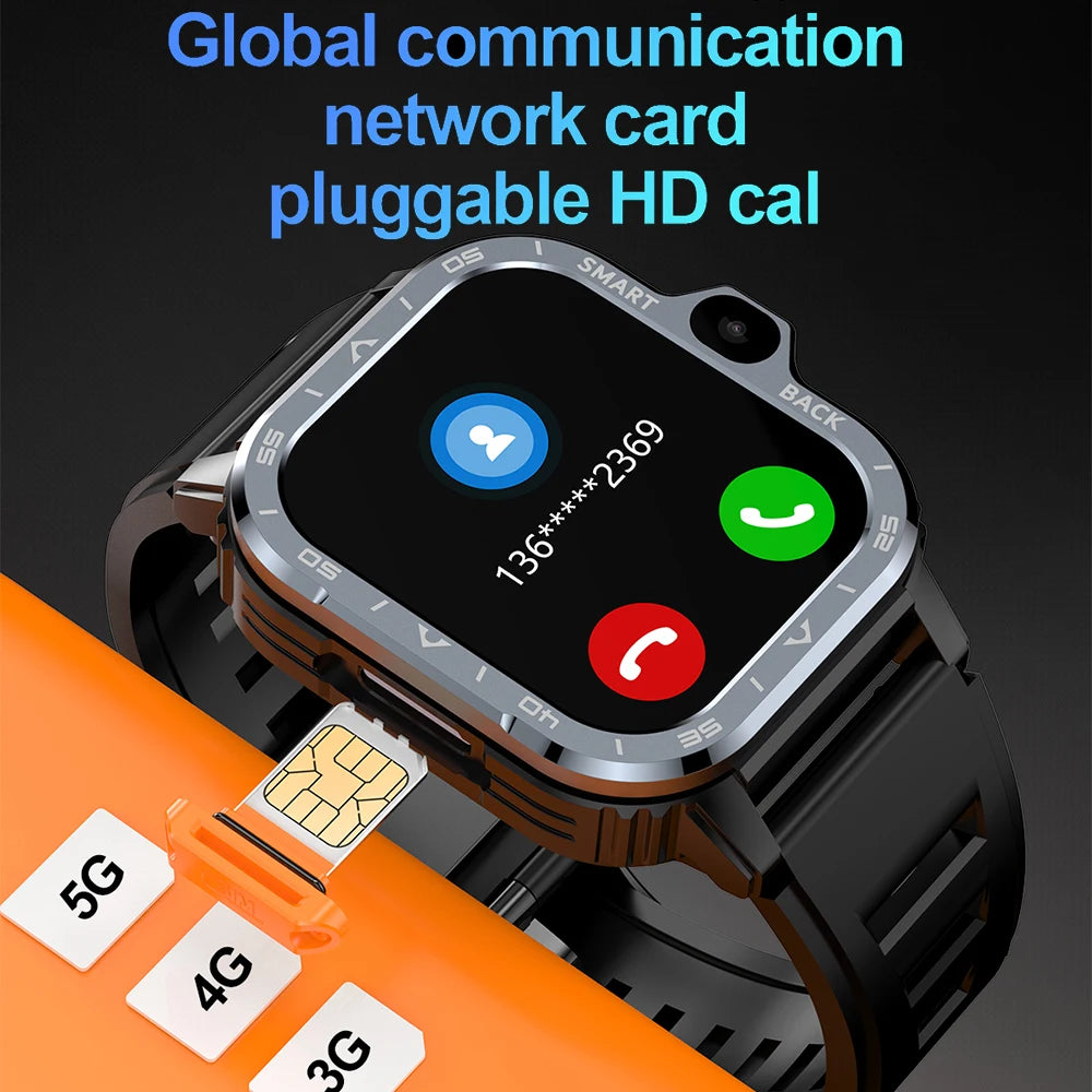 Valdus PGD Android Smart Watch Men GPS 16G/64G ROM Storage HD Dual Camera NFC 2G 4G SIM Card WIFI Wireless Fast Internet Access