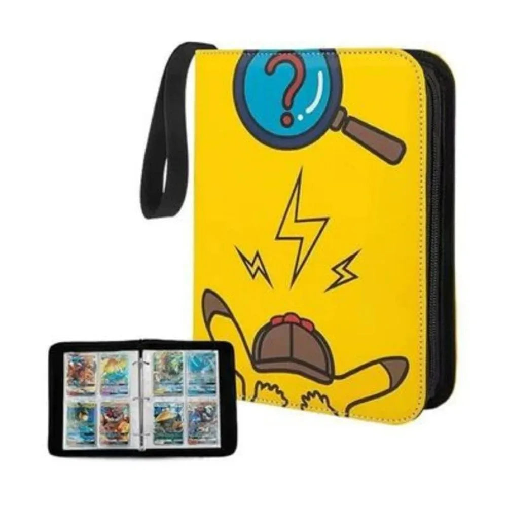 400 Pocket Monster Card Album Picchu Card Clip Anime Album Classic Portable Storage Card Book Pocket Monster Children's