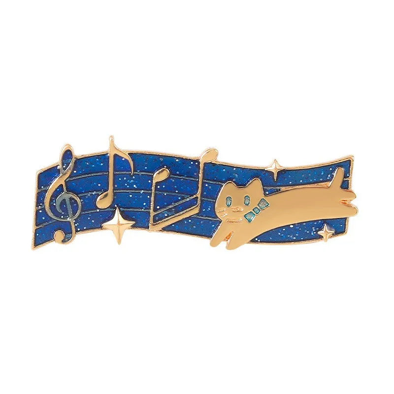 Musical Instrument Enamel Pins Custom Tape Record Piano Headphones Guitar Brooches Lapel Badges Jewelry Gift for Music Lovers