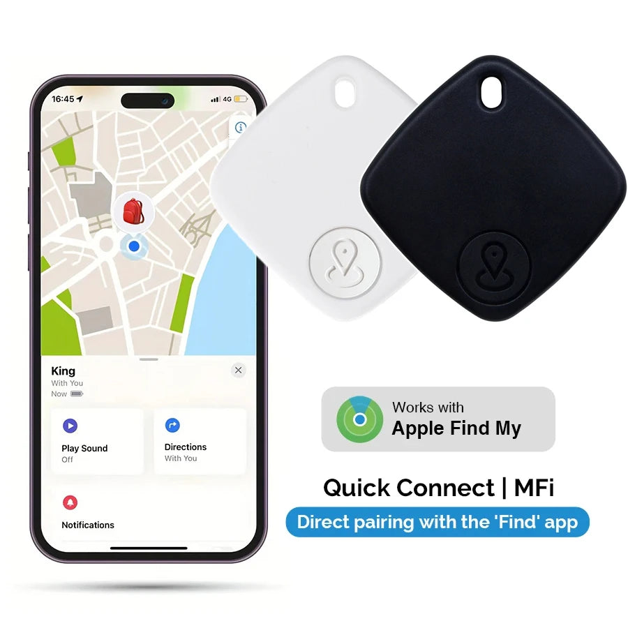 Mini Smart GPS Tracker Tracking Device Find My Locator Anti Lost for iPhone IOS Key Wallet Pet Luggage Car MIF Bluetooth Finder