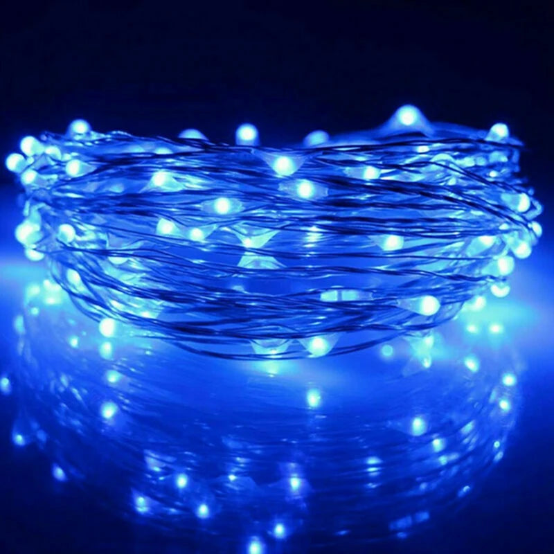 1Pack Fairy Light String Led Copper Wire String Light 1/2/3/5/10M Battery Powered For Bedroom Garden Party Wedding Decoration