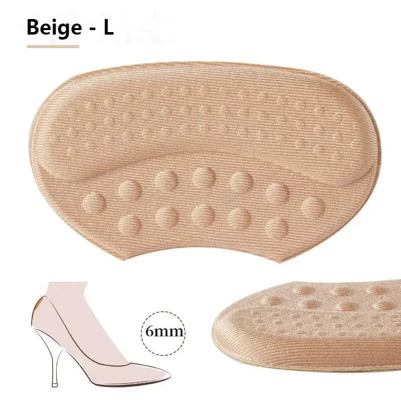 Shoe Pads for High Heels Anti-wear Foot Pads Heel Protectors Womens Shoes Insoles Anti-Slip Adjust Size Shoes Accessories 1Pair