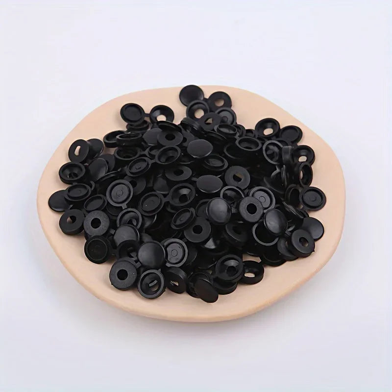 50PCS/Bag Practical Hinged Plastic Screw Fold Snap Protective Cap Button Nuts Cover Bolts Protect Furniture Decor