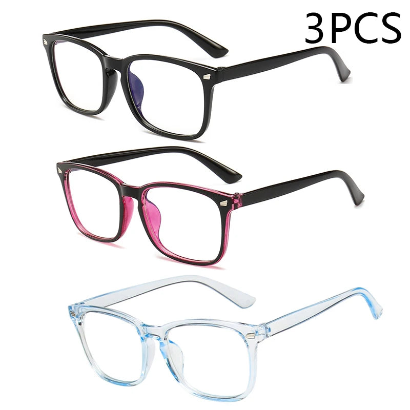 Blue Light Blocking Glasses Fashion Square Fake Eyelasses Anti Uv Ray Computer Gaming For Women And Men