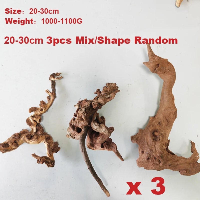 5/20/30CM driftwood home décor Coral wood Climber Reptile Lizard Cork Pet Decoration Drift Wood Fish Tank Driftwood Natural Tree