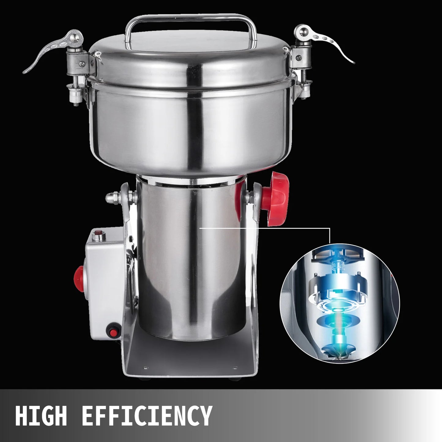 VEVOR 350G 750G 1000G Electric Grain Coffee Grinder Stainless Steel Grinding Machine for Crushing Wheat Herb Soybean Millet Corn