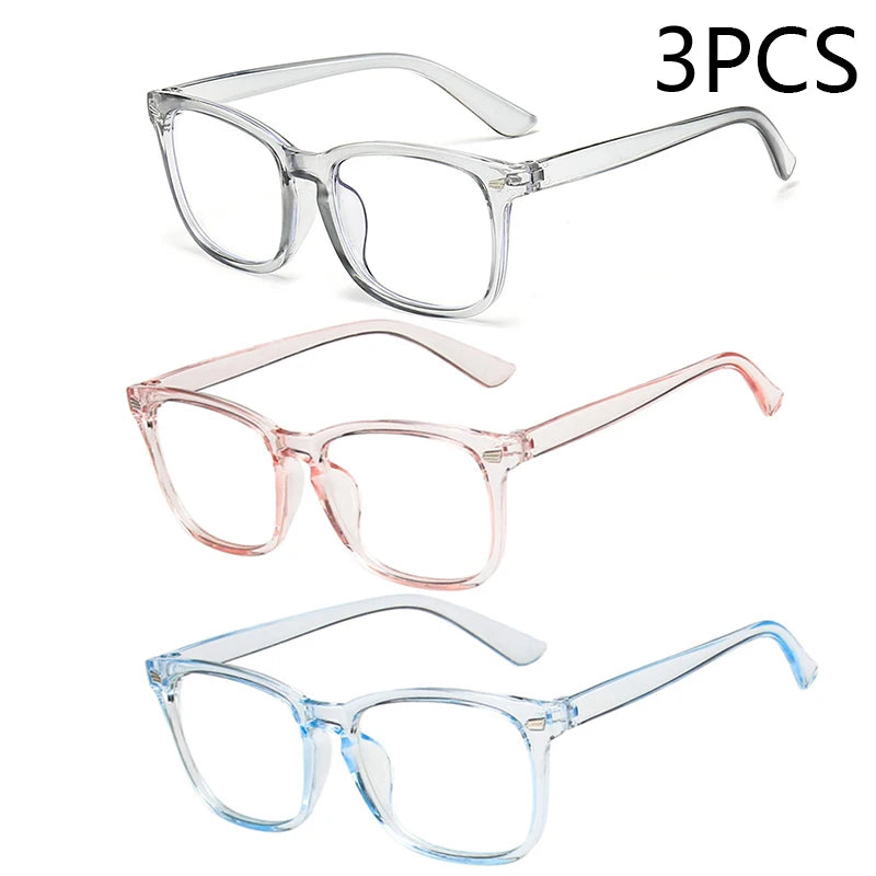 Blue Light Blocking Glasses Fashion Square Fake Eyelasses Anti Uv Ray Computer Gaming For Women And Men