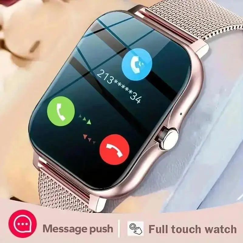 2024 Smart Watch Android Phone 1.44'' Inch Color Screen Bluetooth Call Blood Oxygen/Pressure Monitoring Smart Watch Women Men