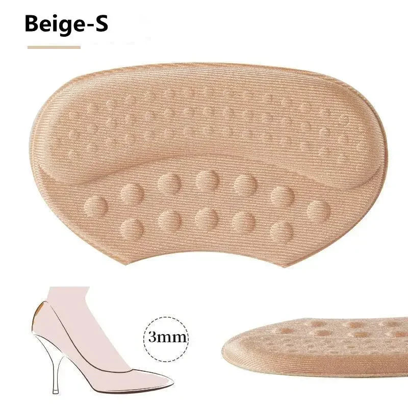 Shoe Pads for High Heels Anti-wear Foot Pads Heel Protectors Womens Shoes Insoles Anti-Slip Adjust Size Shoes Accessories 1Pair