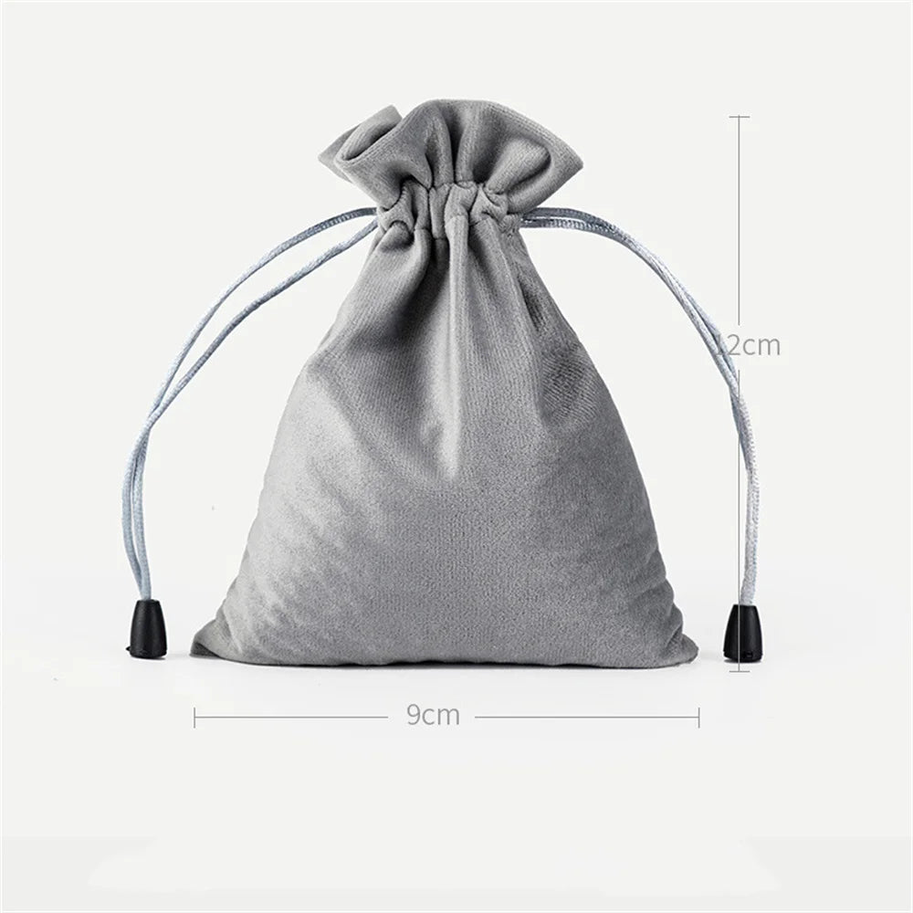 1 Pcs 6 Sizes Bags Linen Drawstring Gift Bag Pouches Cloth Christmas Bag Jewelry Bag Drawstring Pouches Large Velvet Bags