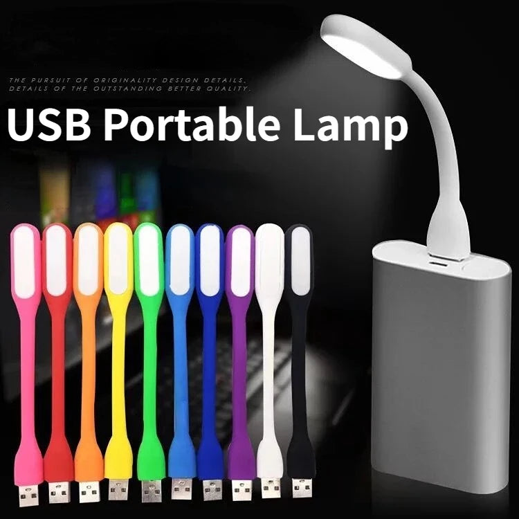 1 PCS Mini 5V USB LED Light Portable Eye Protection Night Lights Bendable Table Lamps Reading Lamp For Power Bank Laptop