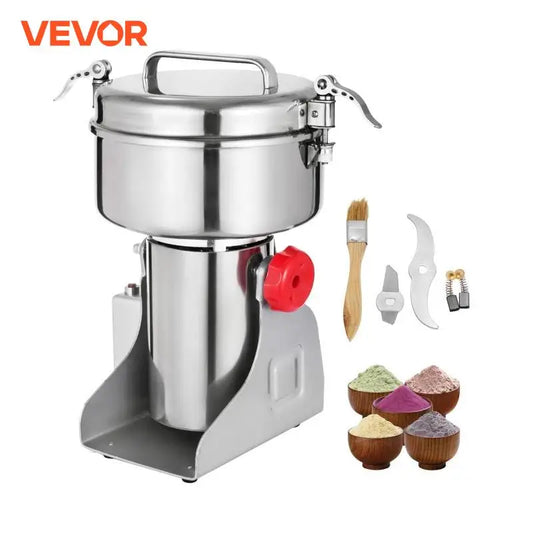 VEVOR 350G 750G 1000G Electric Grain Coffee Grinder Stainless Steel Grinding Machine for Crushing Wheat Herb Soybean Millet Corn