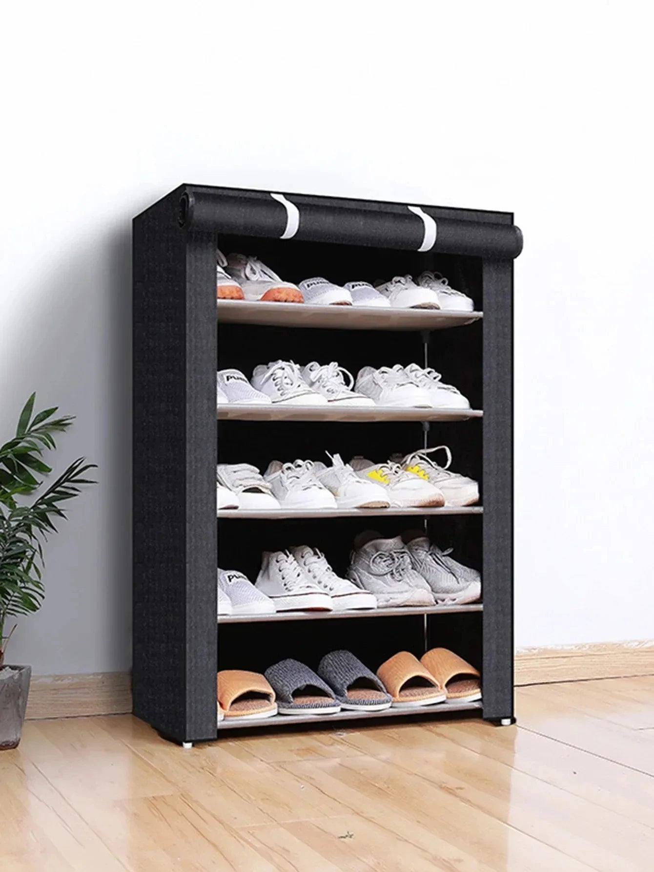 8/6 Layers Shoes Rack Organizer Space-saving Cabinets Shoes Shelf Rack Home Furniture Dustproof Shelf Dormitory Organizer