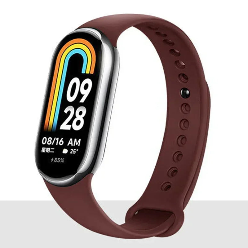 Strap For Mi band 8 xiaomi 8 NFC Bracelet Sport Belt Silicone Replacement Smartwatch Bracelet Watchband Xiaomi Mi Band 8 Strap