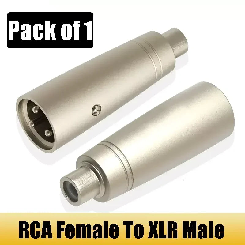 Audio Adapter RCA Male(Female) To XLR Male(Female) Plug 6.35mm TS/TRS 1/4 Male(Female) Plug Jack Audio Adapter