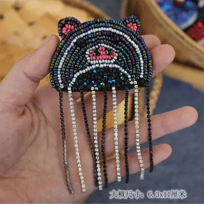 clothing decoration, hand beading, sewing, sequins, three-dimensional hanging, patch, cloth sticker, DIY jewelry, sweater, shoes