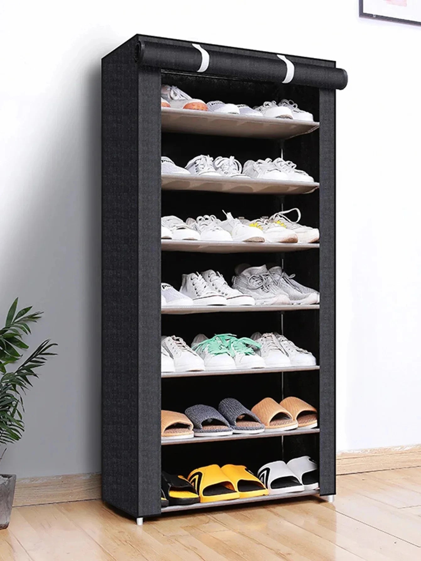 8/6 Layers Shoes Rack Organizer Space-saving Cabinets Shoes Shelf Rack Home Furniture Dustproof Shelf Dormitory Organizer