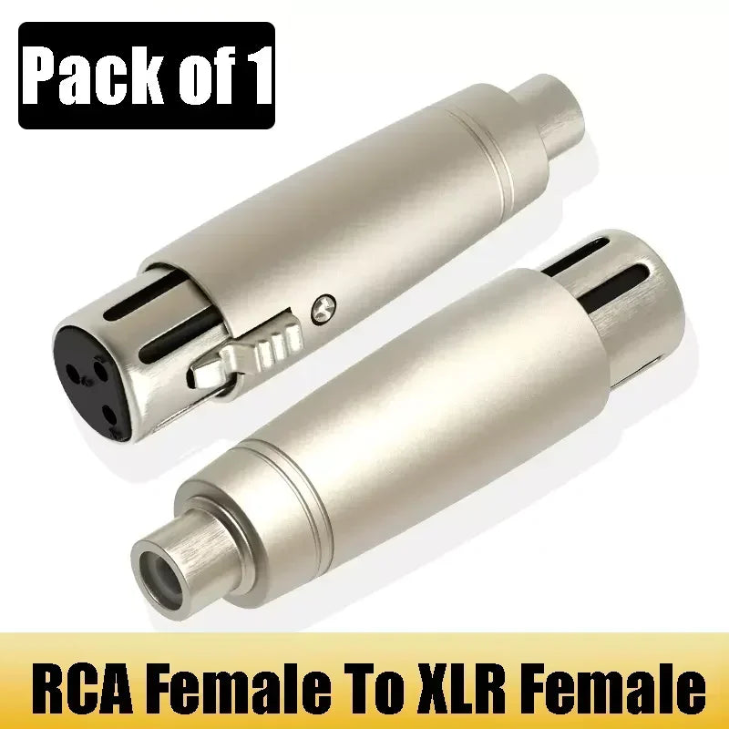 Audio Adapter RCA Male(Female) To XLR Male(Female) Plug 6.35mm TS/TRS 1/4 Male(Female) Plug Jack Audio Adapter