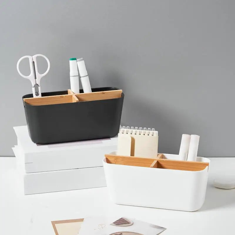 Bamboo Electric toothbrush Holder Razor Makeup Brush Storage Box Toothpaste Toothbrush Stand Bathroom Accessories