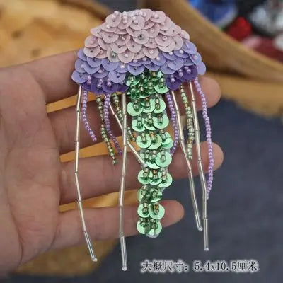 clothing decoration, hand beading, sewing, sequins, three-dimensional hanging, patch, cloth sticker, DIY jewelry, sweater, shoes