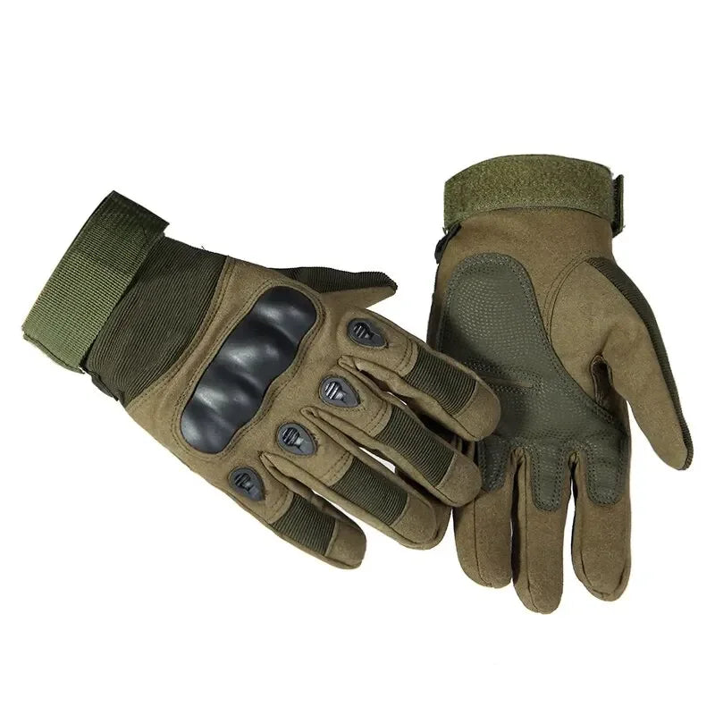 Tactical Military Gloves, Color Bullet Air Gun Shooting, Soldier Combat Anti Slip Bicycle All Finger Gloves, MEN'S Clothing GLOV