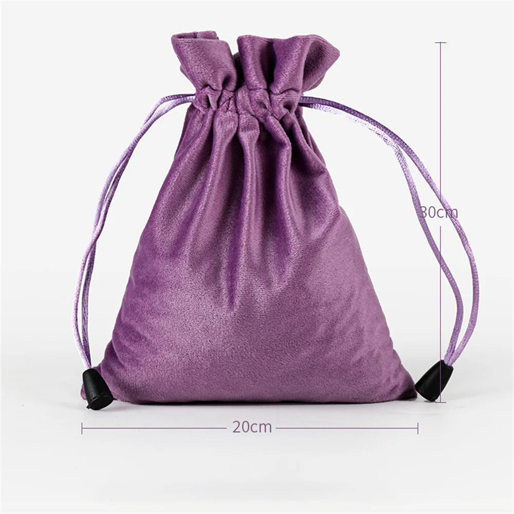 1 Pcs 6 Sizes Bags Linen Drawstring Gift Bag Pouches Cloth Christmas Bag Jewelry Bag Drawstring Pouches Large Velvet Bags