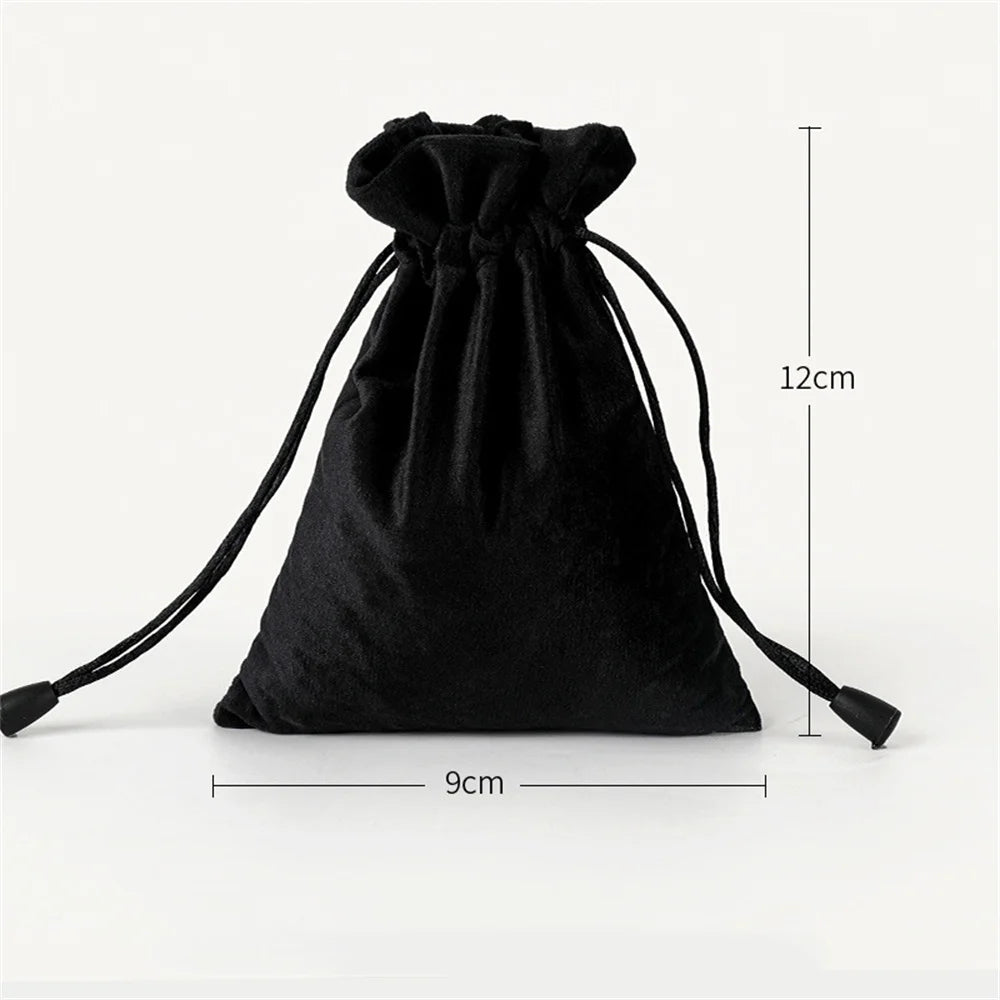 1 Pcs 6 Sizes Bags Linen Drawstring Gift Bag Pouches Cloth Christmas Bag Jewelry Bag Drawstring Pouches Large Velvet Bags