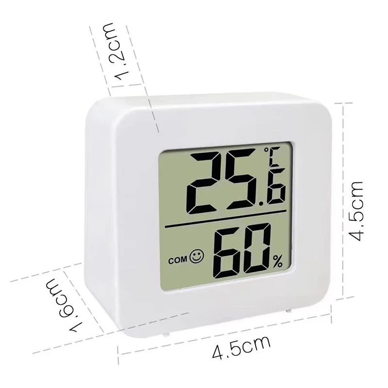 LCD Digital Thermometer Hygrometer Indoor Room Electronic Temperature Humidity Meter Sensor Gauge Weather Station For Home ﻿