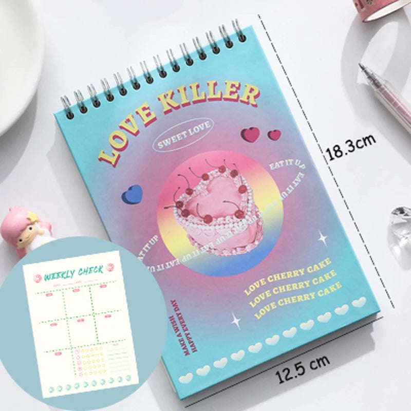 2024 Weekly Planner Agenda A5 Notebook Planner Pouch 52 Weeks Planner Schedules Stationery School Office Supplies Stationery