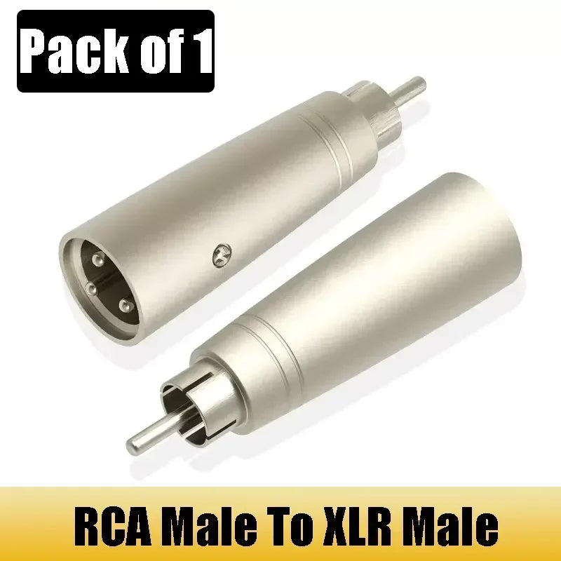 Audio Adapter RCA Male(Female) To XLR Male(Female) Plug 6.35mm TS/TRS 1/4 Male(Female) Plug Jack Audio Adapter