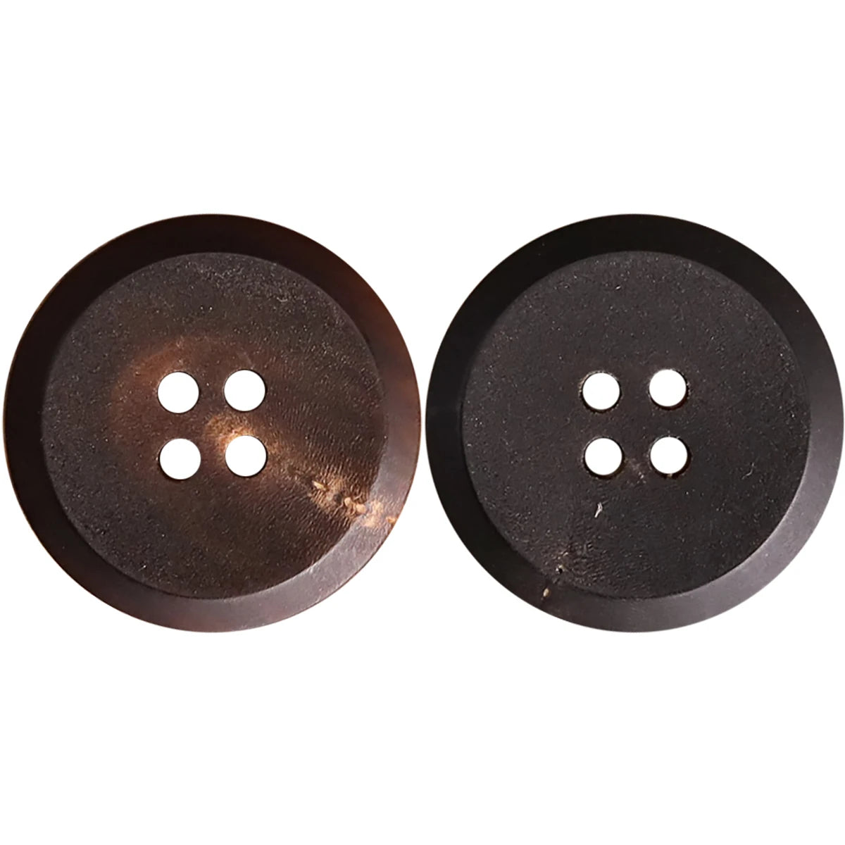 6pcs/lot Retro Brown Matte Buttons for Clothing Novelty Sewing Accessories for Luxury Suit Blazer Old School Amekaji 15mm-25mm