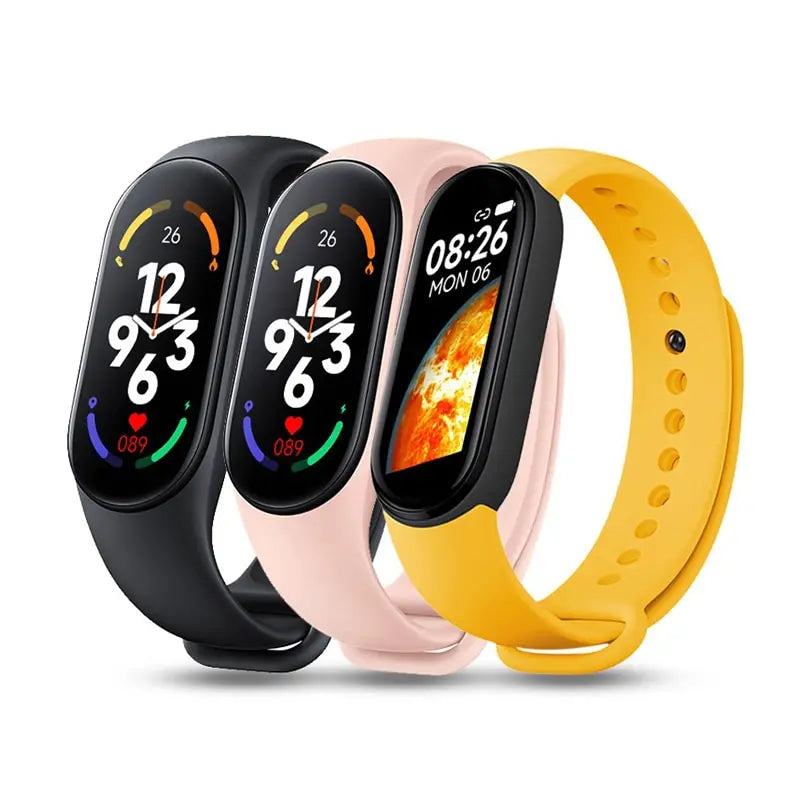 Watch Strap For Xiaomi Mi Band 7 6 5 4 3 Wristband Silicone Bracelet Wrist Straps MiBand 3/4 band5 band6 Smartwatch Accessories