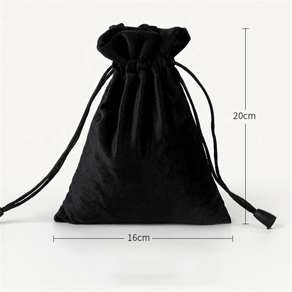 1 Pcs 6 Sizes Bags Linen Drawstring Gift Bag Pouches Cloth Christmas Bag Jewelry Bag Drawstring Pouches Large Velvet Bags