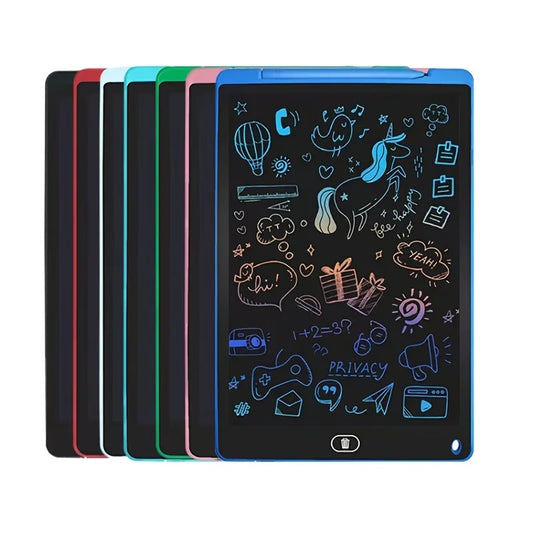 12Inch LCD Writing Tablet Electronic Digital Writing Colorful Screen Doodle Board Handwriting Paper Drawing Tablet Gift For Kids