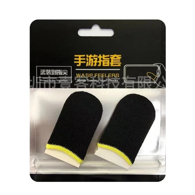 Gaming Finger Sleeve Breathable Fingertips For PUBG Games Anti-Sweat Touch Screen Finger Cots Cover Sensitive Mobile Touch Glove