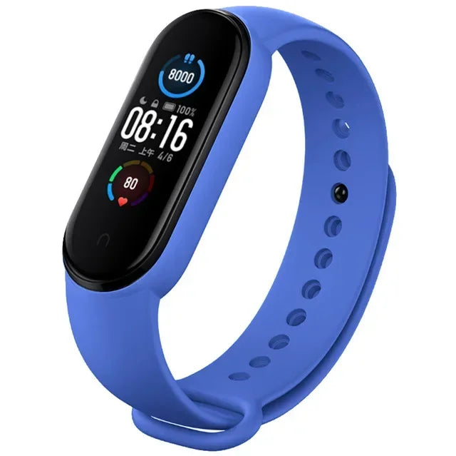 Watch Strap For Xiaomi Mi Band 7 6 5 4 3 Wristband Silicone Bracelet Wrist Straps MiBand 3/4 band5 band6 Smartwatch Accessories