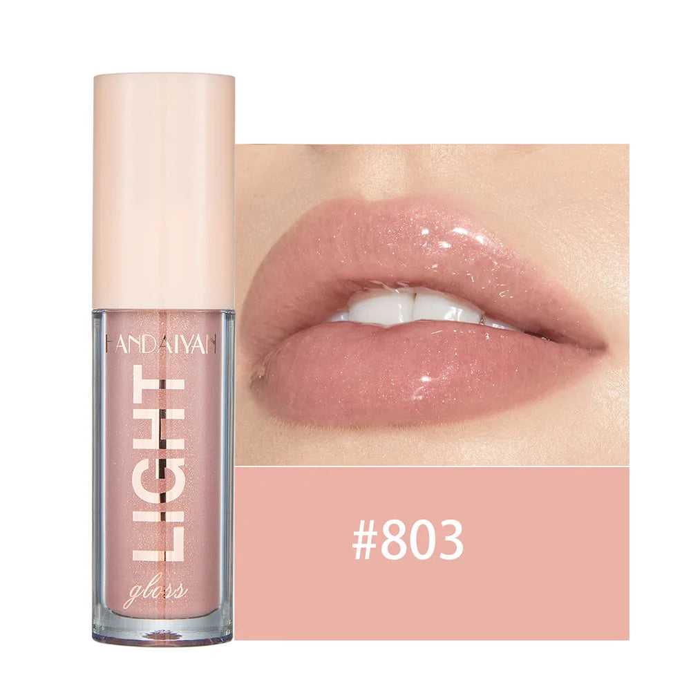 Mirror Pearlescent Lip Gloss Waterproof Long Lasting Moisturizing Lipstick Shine Glitter Lip Gloss Women Makeup Cosmetics