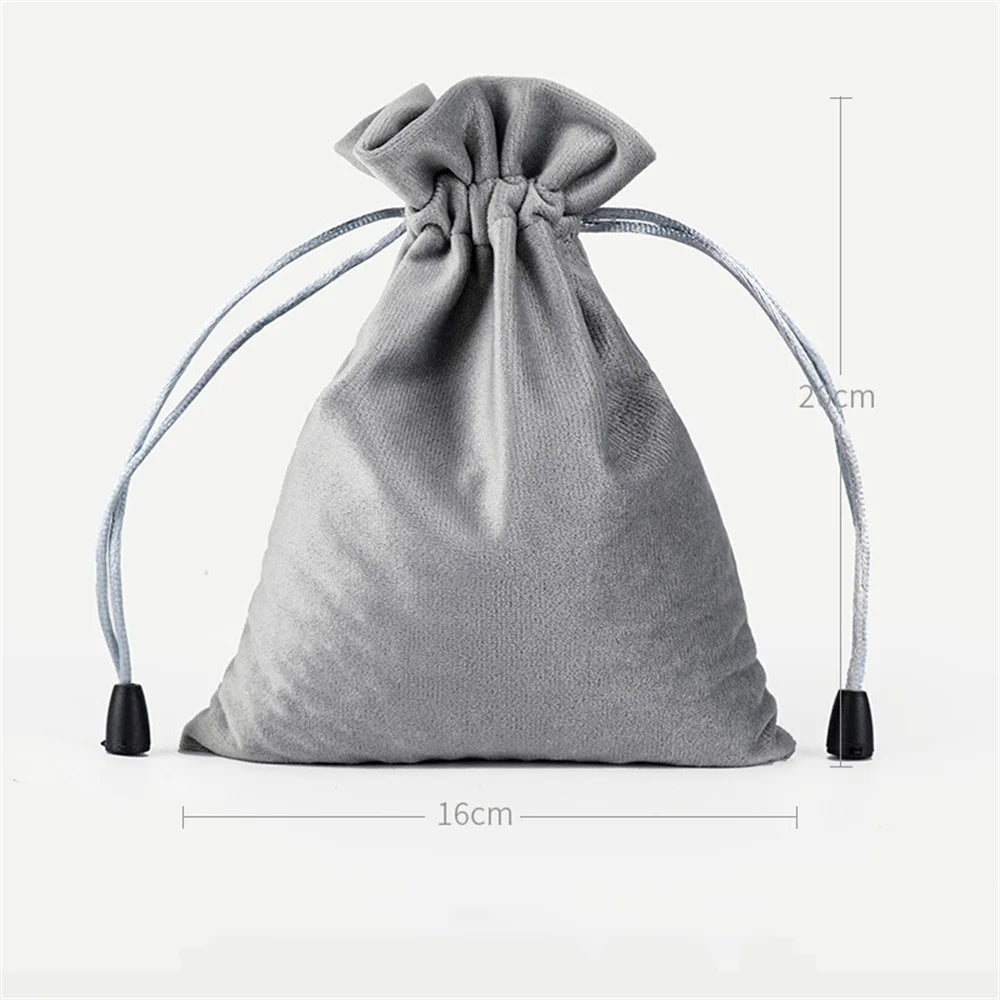 1 Pcs 6 Sizes Bags Linen Drawstring Gift Bag Pouches Cloth Christmas Bag Jewelry Bag Drawstring Pouches Large Velvet Bags