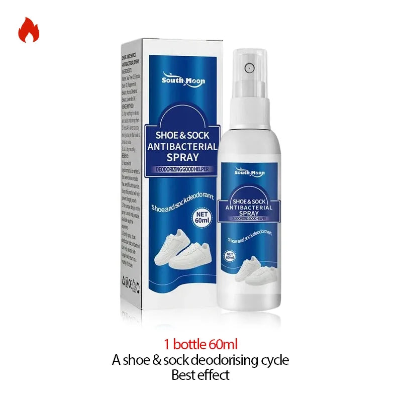 Shoe Socks Odor Removal Spray Foot Odor Shoes Stink Remover Footwear Deodorant Antibacterial Antiperspirant Freshener Feet Care