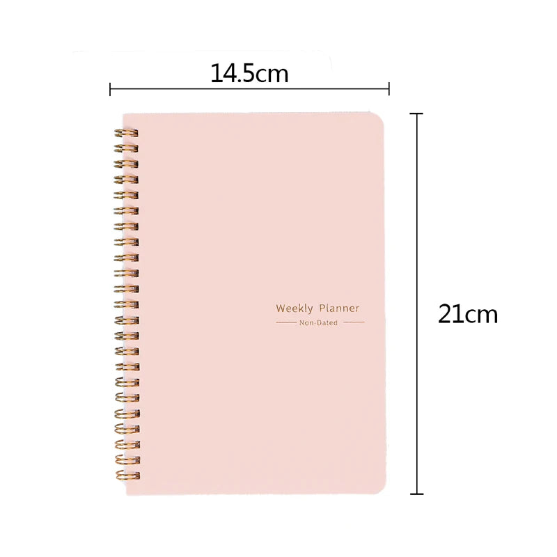 2024 Weekly Planner Agenda A5 Notebook Planner Pouch 52 Weeks Planner Schedules Stationery School Office Supplies Stationery