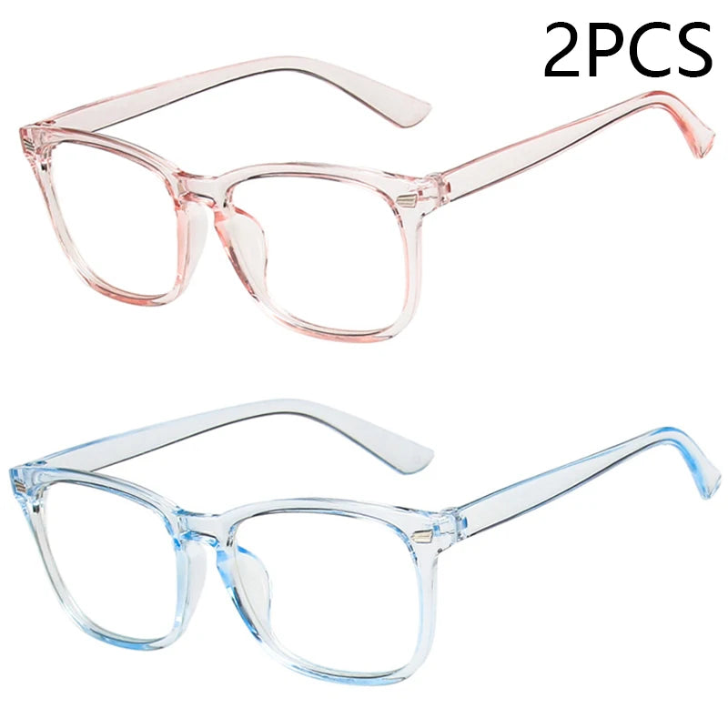 Blue Light Blocking Glasses Fashion Square Fake Eyelasses Anti Uv Ray Computer Gaming For Women And Men