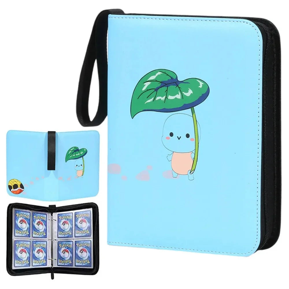 400 Pocket Monster Card Album Picchu Card Clip Anime Album Classic Portable Storage Card Book Pocket Monster Children's