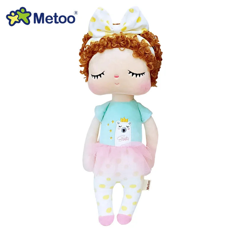 Original Metoo Dolls Soft Stuffed Angela Dolls Multi Styles Rose Black Girl Kawaii Kids Girls Dolls Christmas Gift Baby Toys