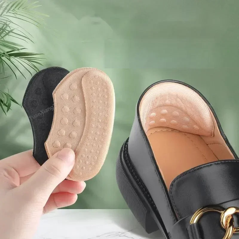 Shoe Pads for High Heels Anti-wear Foot Pads Heel Protectors Womens Shoes Insoles Anti-Slip Adjust Size Shoes Accessories 1Pair