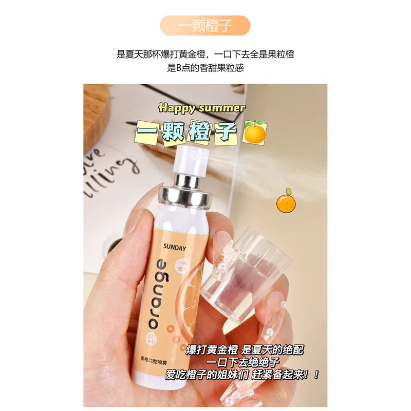 20ml Portable Mouth Freshener Oral Fresh Spray Multi-fruity Mouths Cleaning-spray Remove Breath Odor Mist Oralcare Products