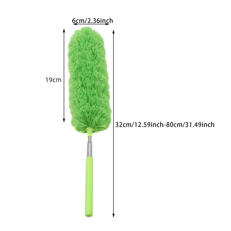 Microfiber Duster Brush Extendable Hand Dust Cleaner Anti Dusting Brush Home Air-condition Car Furniture Cleaning